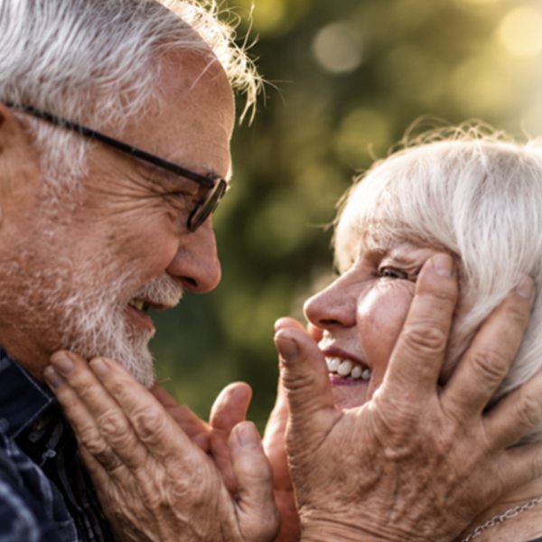 Gary and Barbara McFarland smiling together
