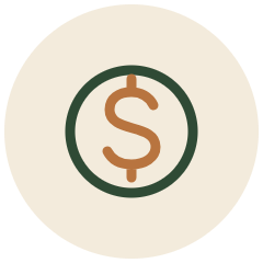 Dollar icon – cost of diabetes