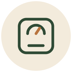 Scale icon – weight management
